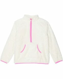 Hot Sale ⌛ Lilly Pulitzer Kids Little Skipper Sherpa Popover (Toddler/Little Kids/Big Kids) | Hoodies & Sweatshirts 👍