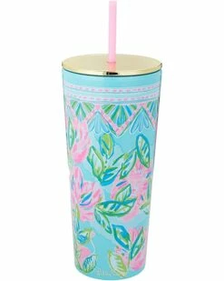 Best Sale 👏 Lilly Pulitzer Tumbler with Straw | Dining 👍 -Cheap Lilly Pulitzer Store 618WcmTOeAL. AC SR736920