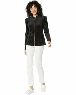 New 🛒 Lilly Pulitzer Evanna Velour Zip-Up Jacket | 🧥 Coats & Outerwear ⭐ -Cheap Lilly Pulitzer Store 61CAQUjhU9L. AC SR736920