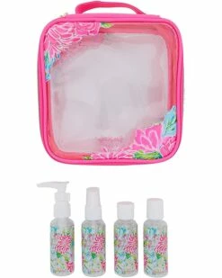 Budget ⭐ Lilly Pulitzer Travel Bottle Set | Bag and Travel Accessories 🔔