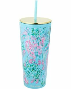 Best Sale 👏 Lilly Pulitzer Tumbler with Straw | Dining 👍 -Cheap Lilly Pulitzer Store 61UbCR8jMeL. AC SR736920