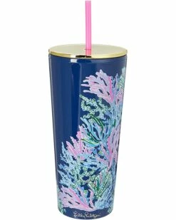 Best Sale 👏 Lilly Pulitzer Tumbler with Straw | Dining 👍 -Cheap Lilly Pulitzer Store 61Y79XMQ1aL. AC SR736920