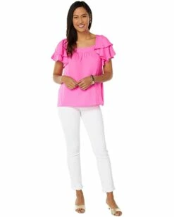 Best deal 🌟 Lilly Pulitzer Devina Top | 👚 Shirts & Tops ✨ -Cheap Lilly Pulitzer Store 61olrovr2CL. AC SR736920