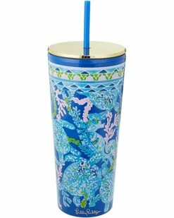 Best Sale 👏 Lilly Pulitzer Tumbler with Straw | Dining 👍 -Cheap Lilly Pulitzer Store 61v6CgomzpL. AC SR736920
