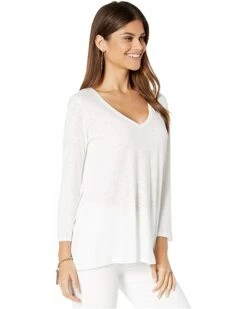 Top 10 💯 Lilly Pulitzer Etta 3/4 Sleeve Top | 👕 Shirts & Tops 🤩 -Cheap Lilly Pulitzer Store 710MdYXF8QL. AC SR736920