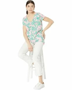 Best Pirce 😍 Lilly Pulitzer Etta Top | 👚 Shirts & Tops 🎉 -Cheap Lilly Pulitzer Store 710z5pKj3xL. AC SR736920