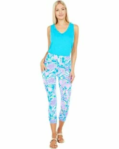 Best Pirce 🎁 Lilly Pulitzer High-Rise Crop | Pants 🥰 -Cheap Lilly Pulitzer Store 71A7Pb3NJAS. AC SR736920