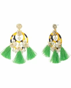 Best Pirce ⭐ Lilly Pulitzer Tiger Sunrise Earrings 🛒