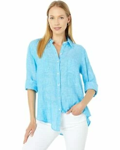 Discount β€οΈ Lilly Pulitzer Sea View Button-Down | π Shirts & Tops π