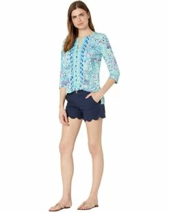 Deals 🎉 Lilly Pulitzer UPF 50+ Karina Tunic | 👚 Shirts & Tops 🤩 -Cheap Lilly Pulitzer Store 71LjgE2JFdL. AC SR736920