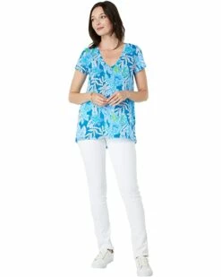 Hot Sale 🌟 Lilly Pulitzer Etta V-Neck | 👕 Shirts & Tops 😍 -Cheap Lilly Pulitzer Store 71LvpPcaHTL. AC SR736920