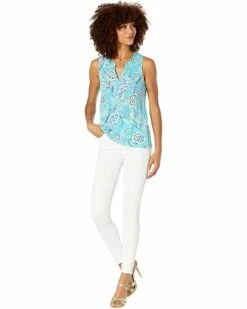 Hot Sale ✨ Lilly Pulitzer Essie Top | 👚 Shirts & Tops 😉 -Cheap Lilly Pulitzer Store 71aSU4xi4gL. AC SR736920