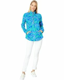 Discount 👍 Lilly Pulitzer UPF 50+ Skipper Popover | 🧥 Coats & Outerwear 💯 -Cheap Lilly Pulitzer Store 71dkPxqinwL. AC SR736920