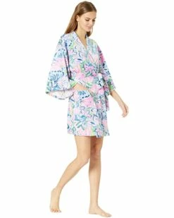 Deals 👏 Lilly Pulitzer Elaine Velour Robe | Sleepwear ✔️ -Cheap Lilly Pulitzer Store 71gLadH2deL. AC SR736920