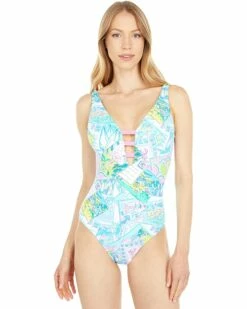 Best deal ⌛ Lilly Pulitzer Jaspen One-Piece | Swimwear 💯 -Cheap Lilly Pulitzer Store 71kFzwvFkIS. AC SR736920