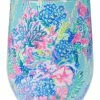 Promo 👍 Lilly Pulitzer Wine Glass with Lid | Dining 🛒