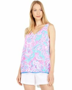 Flash Sale 🎉 Lilly Pulitzer Florin Sleeveless V-Neck | 👚 Shirts & Tops 🛒