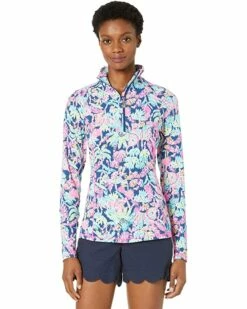Budget ❤️ Lilly Pulitzer Justine 1/2 Zip UPF 50+ | 👕 Shirts & Tops 🤩 -Cheap Lilly Pulitzer Store 810OAB40F2L. AC SR736920