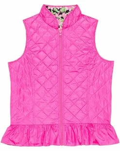 Best Sale ๐ Lilly Pulitzer Kids Melanie Reversible Vest (Toddler/Little Kids/Big Kids) | ๐งฅ Coats & Outerwear ๐