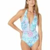 Cheapest 🎉 Lilly Pulitzer Lanai Halter One-Piece | Swimwear 🎉