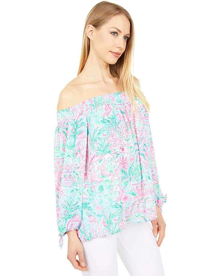 Best Sale ❤️ Lilly Pulitzer Maryellen Top | 👚 Shirts & Tops ✨ 4 Best Sale ❤️ Lilly Pulitzer Maryellen Top | 👚 Shirts & Tops ✨ - Image 4