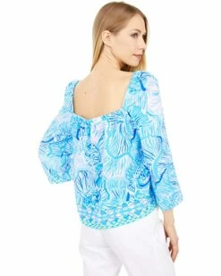 Deals 👍 Lilly Pulitzer Lizzie Top | 👕 Shirts & Tops 💯 -Cheap Lilly Pulitzer Store 81IuXgOgjBL. AC SR736920