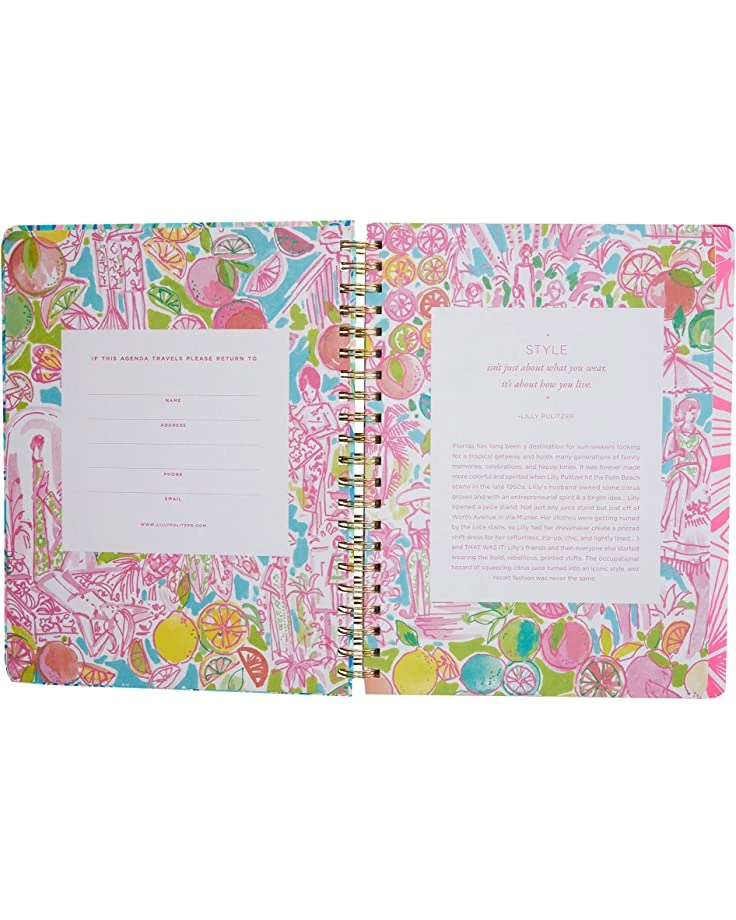 Cheap ✨ Lilly Pulitzer Jumbo 2021-2022 Planner Daily Weekly Monthly, Hardcover Agenda Dated Aug 2021 - Dec 2022, 17 Month Calendar with Notes Pages, Stickers, Pocket, & Laminated Dividers, Cabana Cocktail | Office & School Supplies 😉 2 Cheap ✨ Lilly Pulitzer Jumbo 2021-2022 Planner Daily Weekly Monthly, Hardcover Agenda Dated Aug 2021 - Dec 2022, 17 Month Calendar with Notes Pages, Stickers, Pocket, & Laminated Dividers, Cabana Cocktail | Office & School Supplies 😉 - Image 2