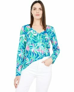 Deals β¨ Lilly Pulitzer Etta Long Sleeve Top | π Shirts & Tops π€©