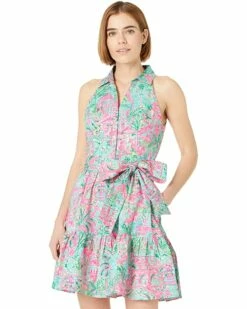Deals 🧨 Lilly Pulitzer Trisha Stretch 👚 Shirtdress | 👗 Dresses 👏