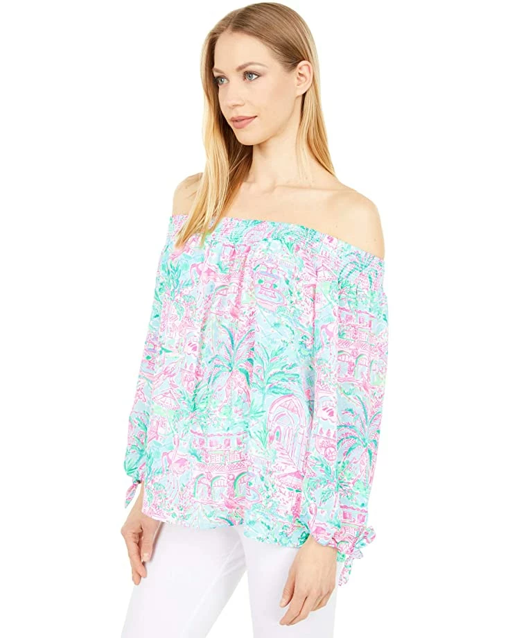 Best Sale ❤️ Lilly Pulitzer Maryellen Top | 👚 Shirts & Tops ✨ 2 Best Sale ❤️ Lilly Pulitzer Maryellen Top | 👚 Shirts & Tops ✨ - Image 2
