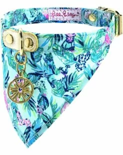Outlet 😉 Lilly Pulitzer Collar with Bandana | Pet Leashes and Harnesses 🌟