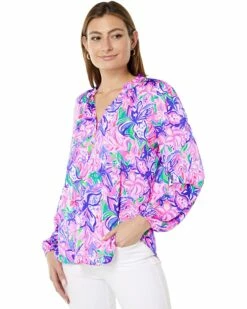 Flash Sale 🔥 Lilly Pulitzer Marvelle Top | 👕 Shirts & Tops ⭐ -Cheap Lilly Pulitzer Store 81gQC8JULYL. AC SR736920
