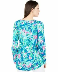 Deals ✨ Lilly Pulitzer Etta Long Sleeve Top | 👕 Shirts & Tops 🤩 -Cheap Lilly Pulitzer Store 81hGvZAxcNL. AC SR736920