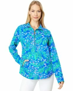 Discount 👍 Lilly Pulitzer UPF 50+ Skipper Popover | 🧥 Coats & Outerwear 💯