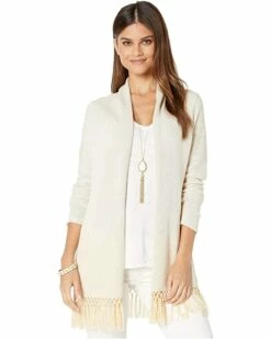 Deals 👏 Lilly Pulitzer Tatum Long Fringe Hem Cardigan | Sweaters ⭐