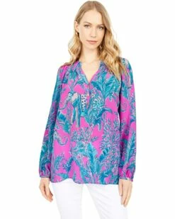 Flash Sale ✨ Lilly Pulitzer Elsa Top | 👕 Shirts & Tops ⌛ -Cheap Lilly Pulitzer Store 81yHYunCXQL. AC SR736920