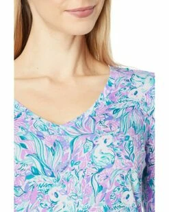 Promo 😍 Lilly Pulitzer PJ Knit Long Sleeve Top | Sleepwear 👏 -Cheap Lilly Pulitzer Store 81yKeNNzrPL. AC SR736920