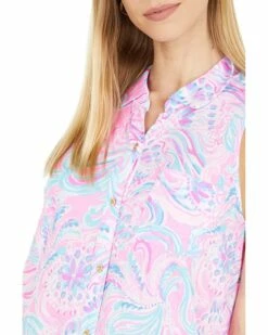 Flash Sale 🔥 Lilly Pulitzer Sleeveless Natalie Cover-Up | Swimwear 😍 -Cheap Lilly Pulitzer Store 81yduOtDUS. AC SR736920