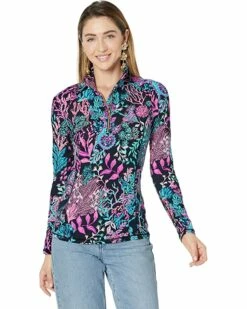 Budget ❤️ Lilly Pulitzer Justine 1/2 Zip UPF 50+ | 👕 Shirts & Tops 🤩 -Cheap Lilly Pulitzer Store 9126KwYOGCL. AC SR736920