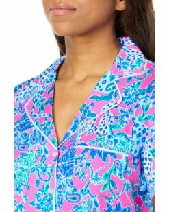 Best reviews of ❤️ Lilly Pulitzer PJ Woven Short Sleeve Top | Sleepwear 👍 -Cheap Lilly Pulitzer Store 91DKRX5ETDL. AC SR736920