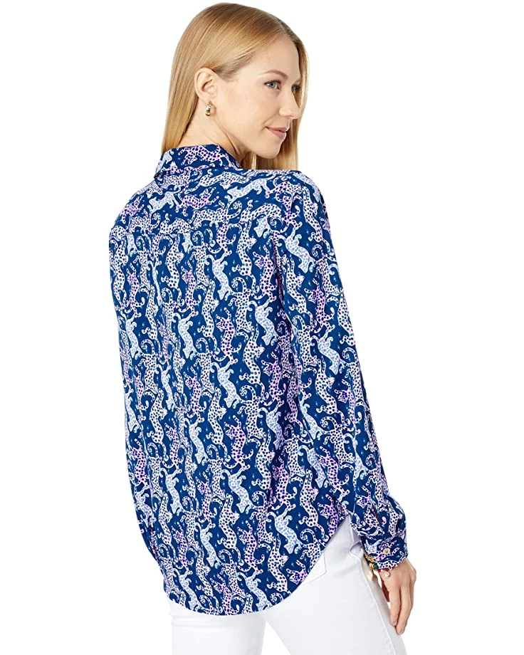 Hot Sale ⭐ Lilly Pulitzer Sea View Button-Down | 👚 Shirts & Tops ✔️ 2 Hot Sale ⭐ Lilly Pulitzer Sea View Button-Down | 👚 Shirts & Tops ✔️ - Image 2