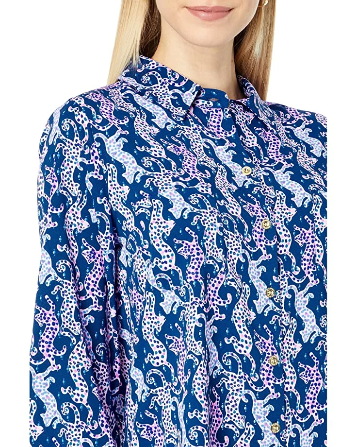 Hot Sale ⭐ Lilly Pulitzer Sea View Button-Down | 👚 Shirts & Tops ✔️ 3 Hot Sale ⭐ Lilly Pulitzer Sea View Button-Down | 👚 Shirts & Tops ✔️ - Image 3